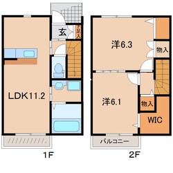 ステーシアDの物件間取画像